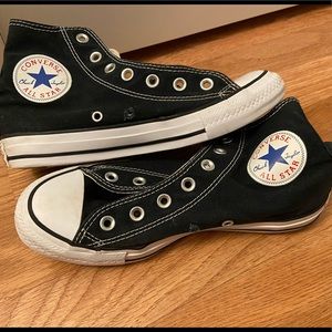 black high top converse